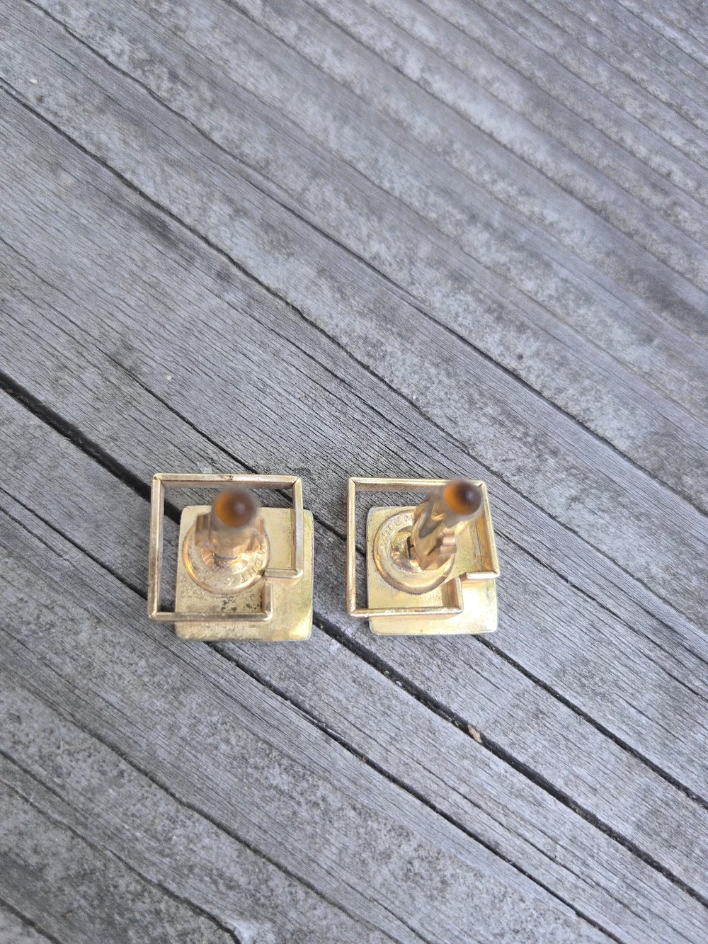 Vintage cufflinks by Krementz unique and great mid-century style